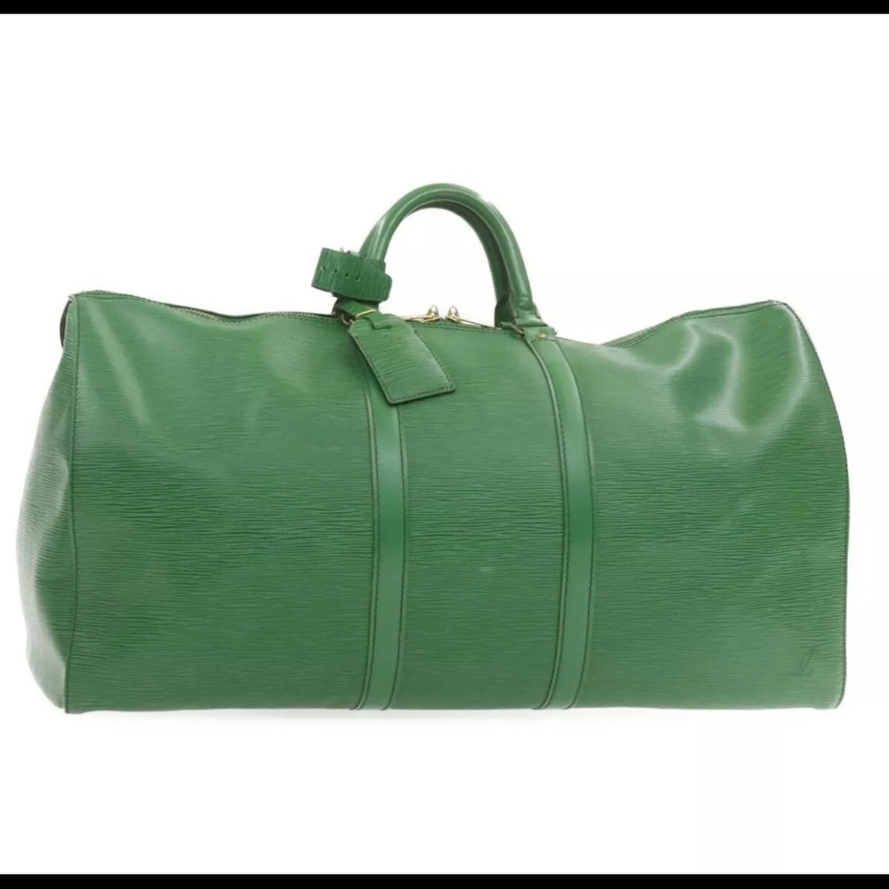 COPY - Louis Vuitton Green Epi Keepall 55